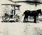 Milk route wagon